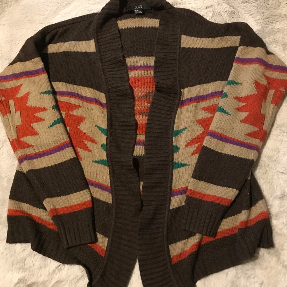 Forever 21 tribal print sweater